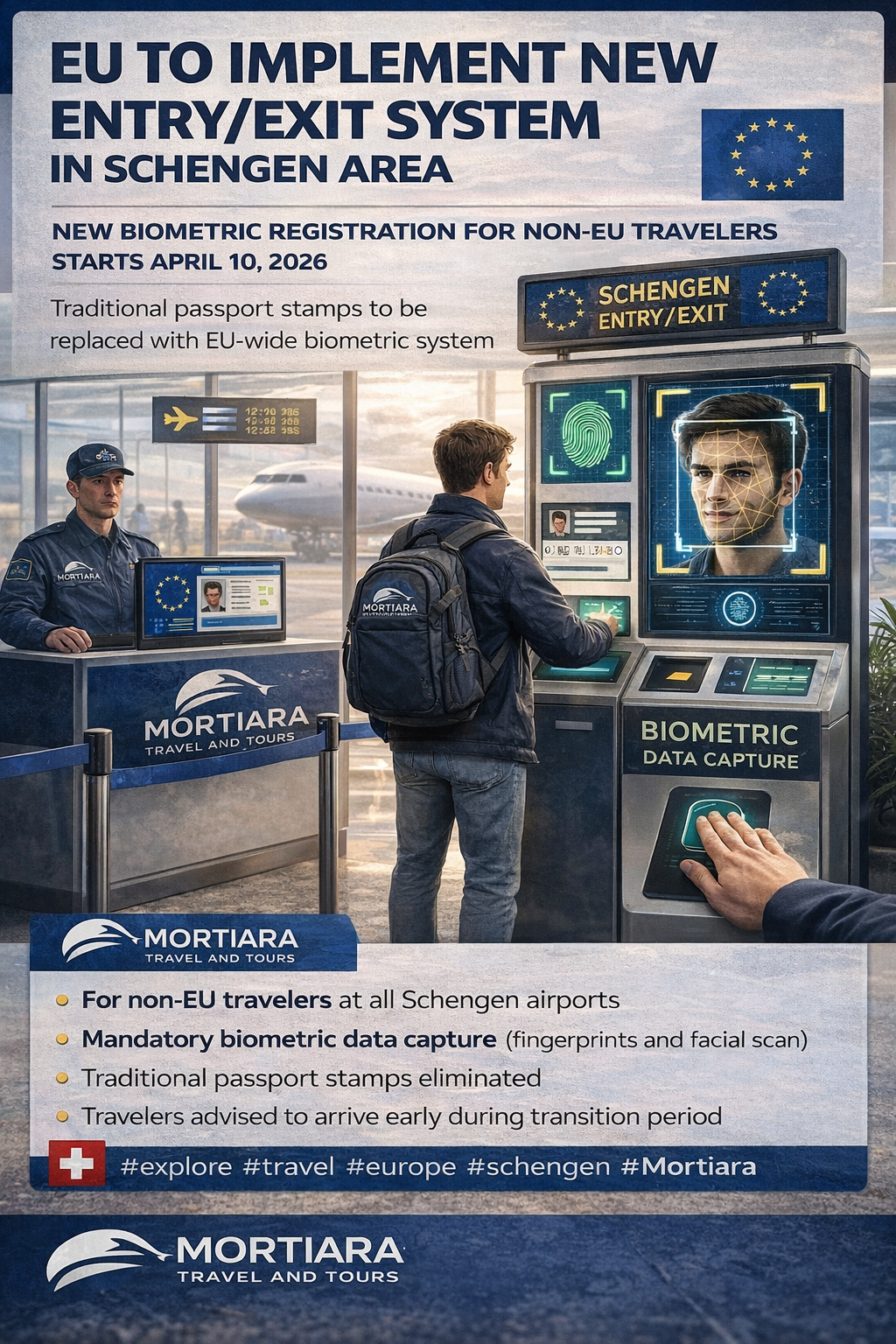 EU Introduces New Biometric Entry/Exit System in Schengen Area (April 2026)